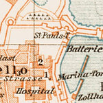 Rhodes town plan, 1914