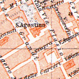 Cremona city map, 1908