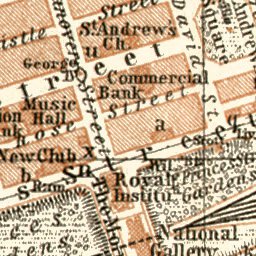 Edinburgh city map, 1906