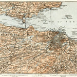 Edinburgh and its farther environs map, 1906