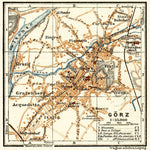 Görz (Gorizia) town plan, 1911