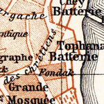 Tánger (طنجة, Tangier) city map, 1899