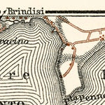 Environs of Taranto map, 1929