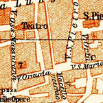 Trient (Trento) city map, 1908