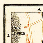 Trient (Trento) city map, 1908