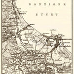 Danzig (Gdańsk) environs map, 1887