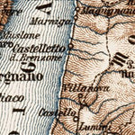 Garda Lake district map, 1913