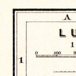Lucca city map, 1908