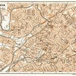Manchester city map, 1906