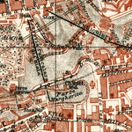 Naples (Napoli) city map, 1929