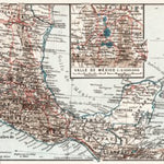 Map of the Southern Mexico, 1909