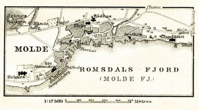 Molde town plan, 1911