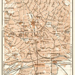 Nottingham city map, 1906