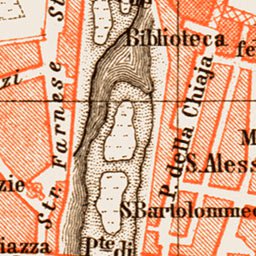 Parma city map, 1903