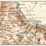 Baveno and Stresa environs map, 1913