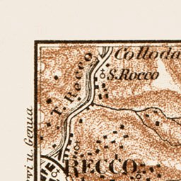 Map of the environs of Rapallo, 1913 by Waldin | Avenza Maps