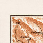 Vallombrosa-Camaldoli region map, 1903