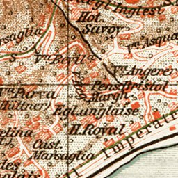 Sanremo city map, 1913 (1:20,000 scale)
