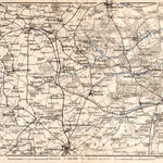 Sherwood Forest and the Dukeries map, 1906
