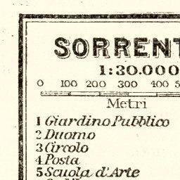Sorrento town plan, 1929