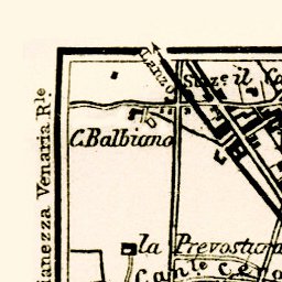 Turin (Torino), environs map, 1908