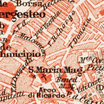 Triest (Trieste) city map, 1903