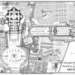 Vatican City (Holy See) map, 1898