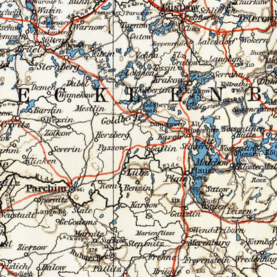 Germany, northwestern provinces of the northwestern part (with Schleswig). General map, 1906