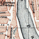 Parma city map, 1898