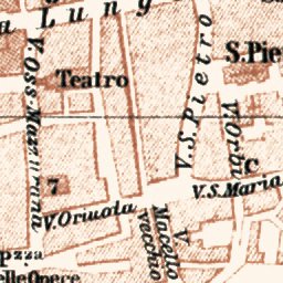 Trient (Trento) city map, 1906