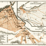 Tripoli (طرابلس‎) city map, 1911