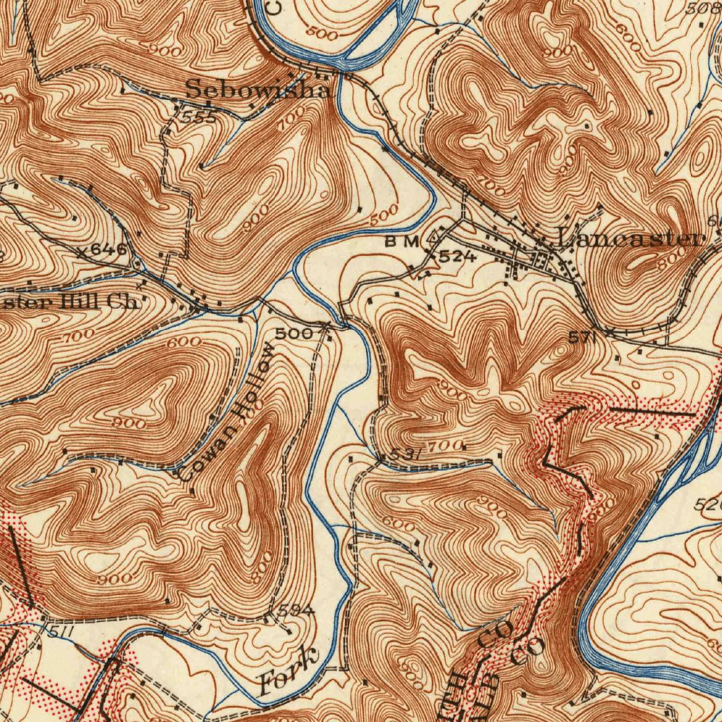 Gordonsville, TN (1928, 62500Scale) Map by United States Geological