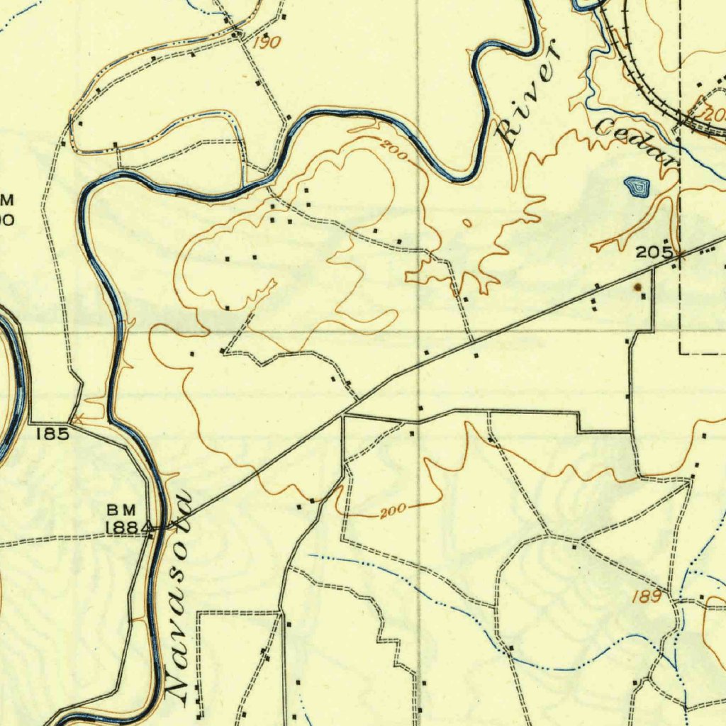 Navasota, TX (1914, 62500Scale) Map by United States Geological Survey