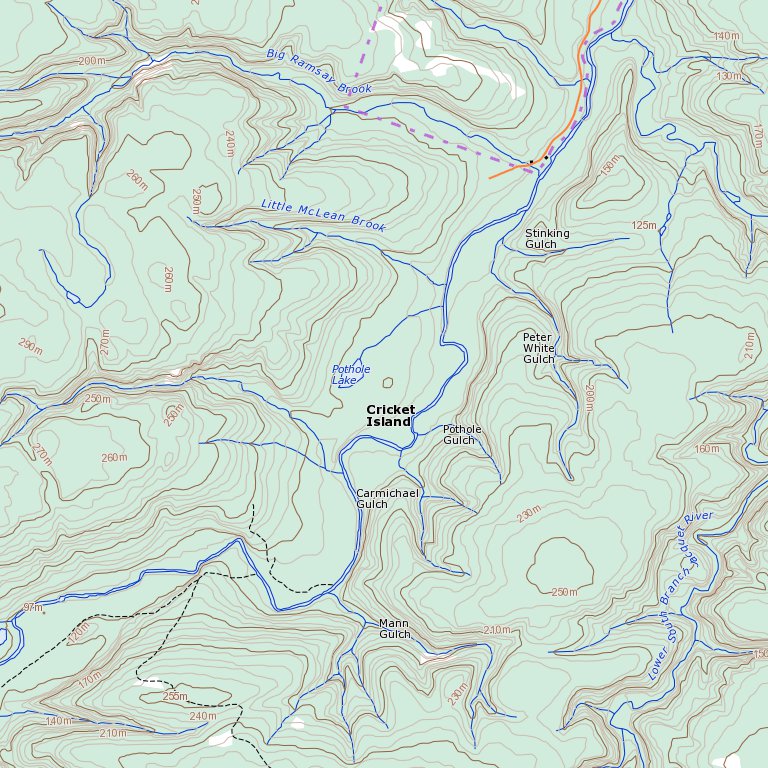 Charlo, NB (021O16 Toporama) Map by Natural Resources Canada Avenza Maps