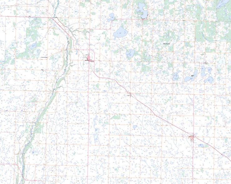 Rossburn, MB (062K10 Toporama) Map by Natural Resources Canada Avenza