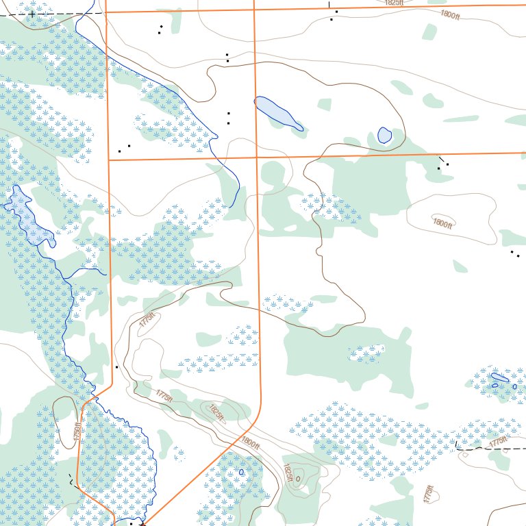 Pierceland, SK (073K05 Toporama) Map by Natural Resources Canada