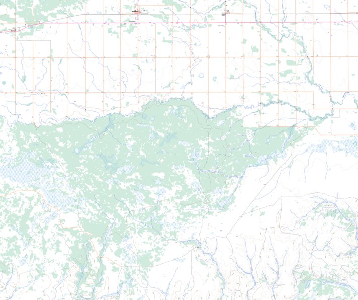 Smeaton, SK (073H07 Toporama) Map by Natural Resources Canada Avenza Maps