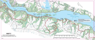 Mason-Dixon Trail Map 5- Otter Creek Campground, PA to PA/MD State Line