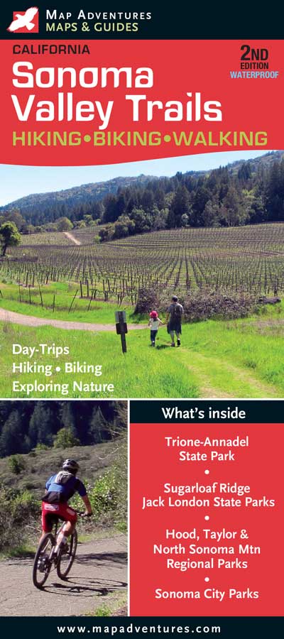 Sonoma City Walks Map by Map Adventures LLC | Avenza Maps