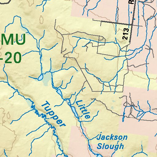 NOAB29 Demmitt Northern Alberta Topo Map by Backroad Mapbooks