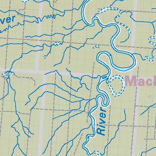 NOAB87 Fort Vermillion Northern Alberta Topo Map by Backroad Mapbooks
