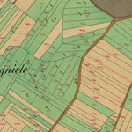 DAMBEL Mappa originale d'impianto del Catasto austro-ungarico. Scala 1:2880