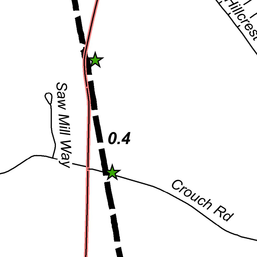 Air Line State Park Colchester, Lebanon, and Hebron Map by State of Connecticut DEEP Avenza Maps