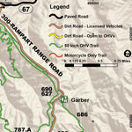 Rampart Range Trails Map - Back