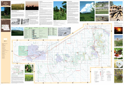 Nebraska National Forest Visitor Map - Oglala NG & Pine Ridge RD (East Half)