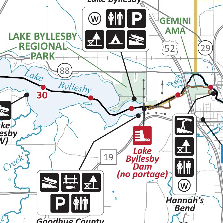 Cannon River State Water Trail 2 from Dundas to Mississippi River