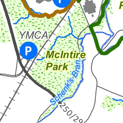 Rivanna Trail, Charlottesville / Albemarle, Virginia Map by Rivanna Trails Foundation Avenza Maps