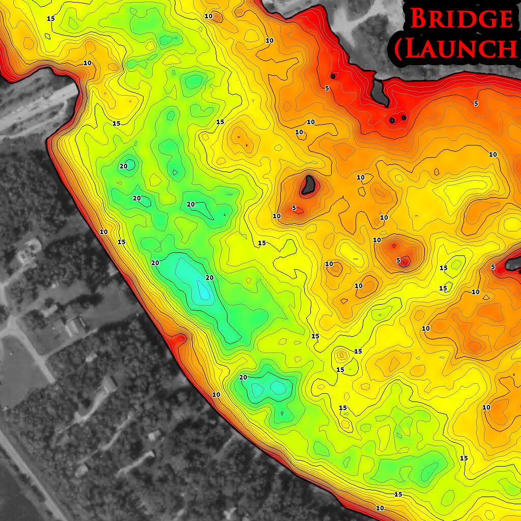 AEM Lac du Seven Sisters area Map by Angler's Edge Mapping