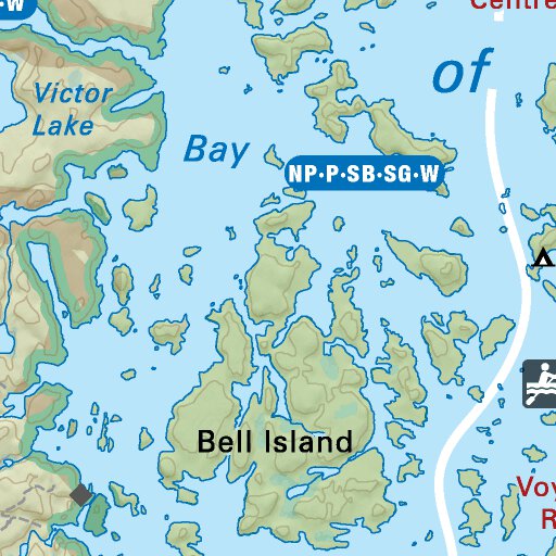 NWON21 Sioux Narrows Northwestern Ontario Topo Map by Backroad