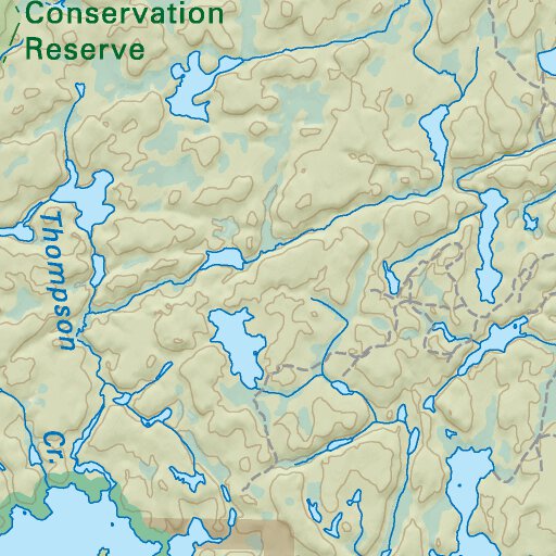 NWON21 Sioux Narrows Northwestern Ontario Topo Map by Backroad